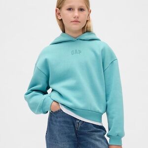 GAP Kids Seafoam Aqua Green Hoodie Size L 10 Girls
